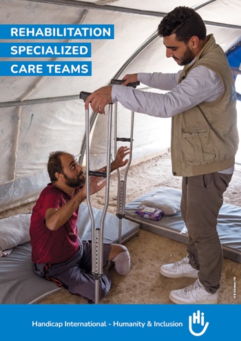 Cover of the Leaflet on HI rehabilitation specialized care teams