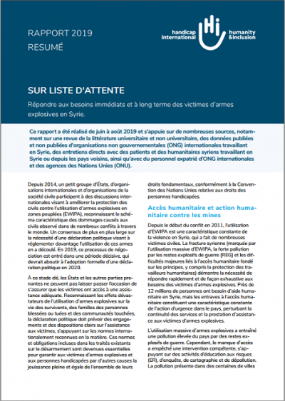 Sur liste d'attente - Résumé exécutif Sur liste d'attente - Résumé exécutif