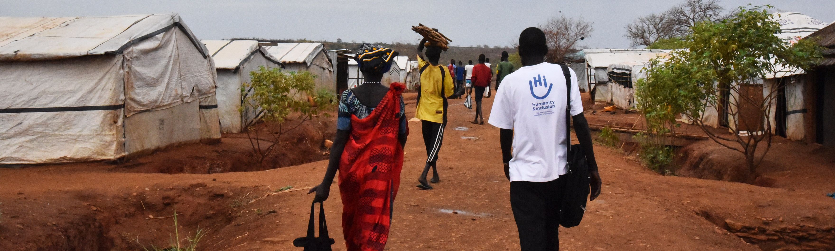 South Sudan, HI team at a PoC site (Protection of Civilians), IDP Camp near Juba. 