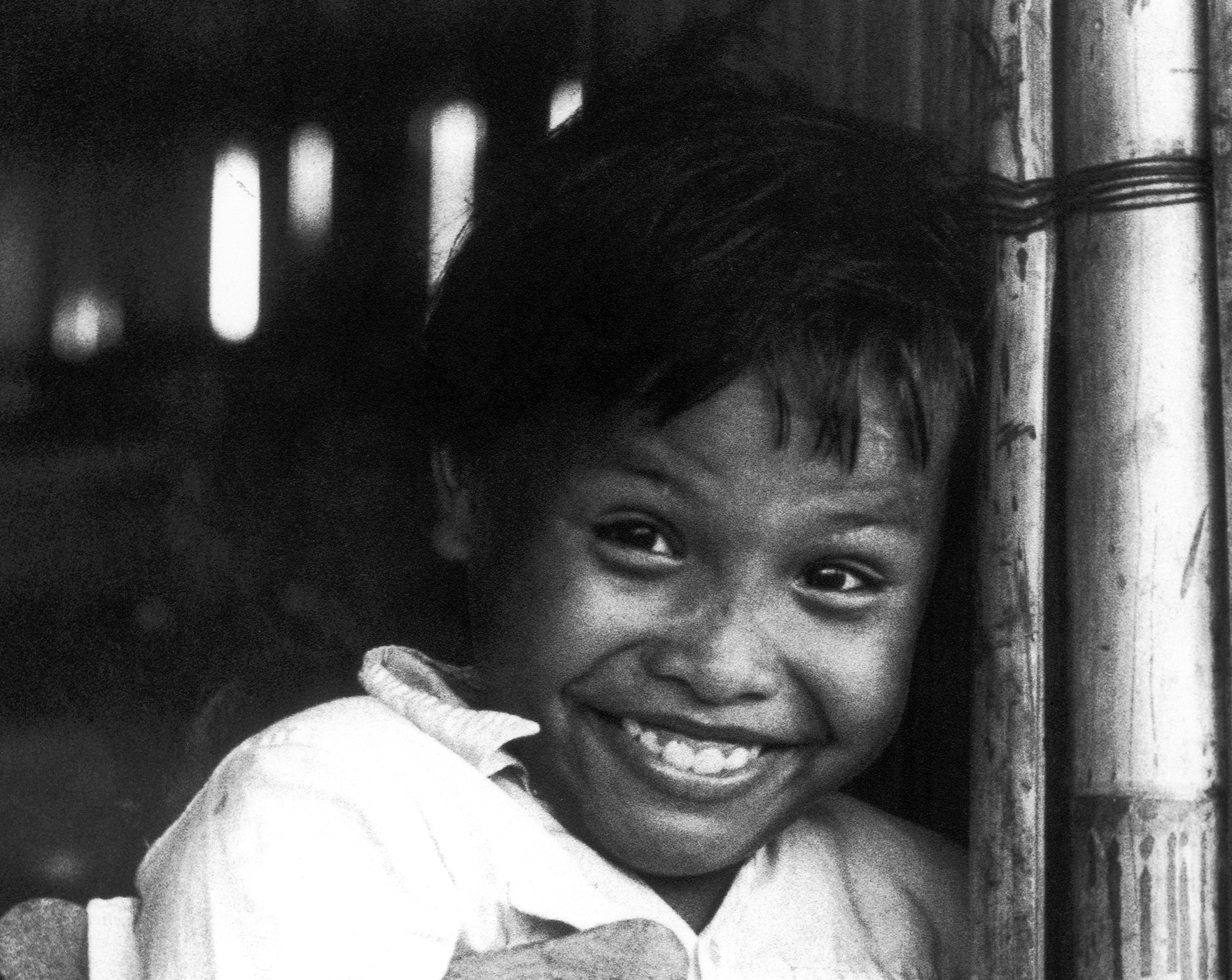 Gniep, 10 years old, is one of the first beneficiaries of HI, at Khao I Dang refugee camp, in 1982. Gniep, 10 years old, is one of the first beneficiaries of HI, at Khao I Dang refugee camp, in 1982.