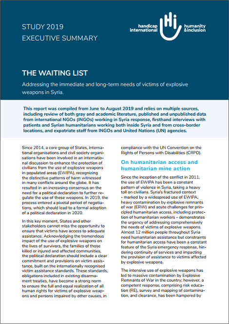 The Waiting List - Executive summary The Waiting List - Executive summary